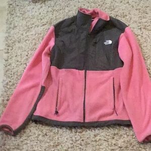 Pink M north face